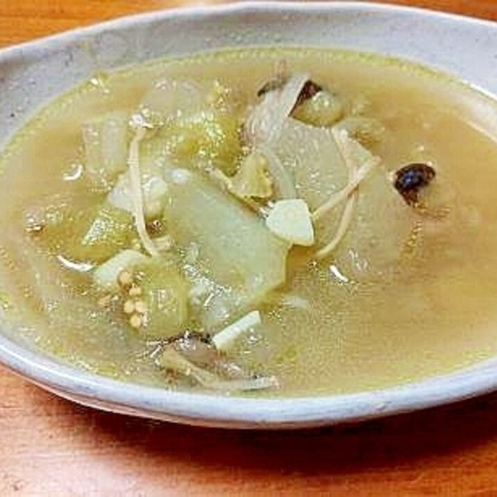 冬瓜と 茄子の スープ